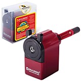 Точилка механическая Brauberg черно/бордовый