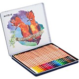 Карандаши 24цв "Kite" акварельные, мет.пенал