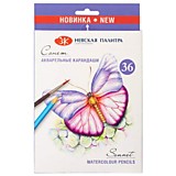 Карандаши акварельные 36цв "Сонет"