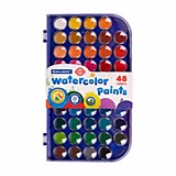 Акварель 48цв Brauberg "Premium" кюветы 23мм, пенал