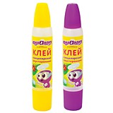Клей канцелярский Юнландия 30мл двусторонний с узким и широким аппликаторами