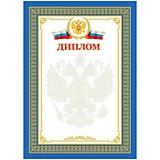 Грамота "Диплом" А4 Спейс мел.картон