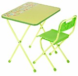 Набор мебели "Алина" салатовый, складной