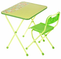 Набор мебели "Алина" салатовый, складной