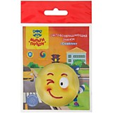 Значок светоотражающий Мульти-Пульти "Смайлик" желтый