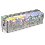 Пенал Феникс "Единороги" 1отд. 20*6*6см иск.кожа,молния,вышивка