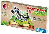 Пластилин 6цв/90гр Луч "Zoo"