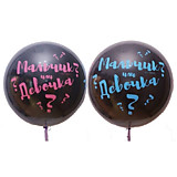 Наклейка "Мальчик или девочка" 42*30см