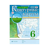 Контурные карты ДФ География 6кл /нов.границы