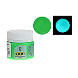 Краска акриловая LUXART Lumi 20мл зелёный, небесно-голубое свечен.,люминесцентная (светящ.в темноте)