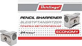 Точилка Berlingo металл 1 отверстие Economy __