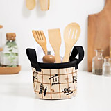 Текстильная корзинка Этель "Homemade" 12х14см