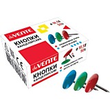 Кнопки канцелярские deVente 9мм 50шт цветные