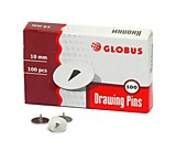 Кнопки канцелярские Globus, 10мм 100шт