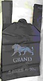 Пакет-майка 30*55см 26мкм "Гранд" (100шт) черный