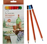 Карандаши 24цв Сонет экстрамягкие