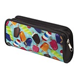 Пенал-косметичка Brauberg "Мороженое" с эффектом 3D, пластик