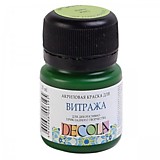 Акрил для витража Лайм 20мл Декола
