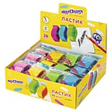 Ластик ЮНЛАНДИЯ "Листочки", 48х27х17 мм, цвет ассорти