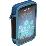 Пенал deVente "Dandelions" 20,5*12см двухстворчатый прямоугольный, на молнии, картон с покрытием 