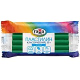 Пластилин Гамма зелёный 50г "Классический"  