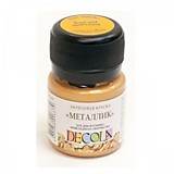 Краски акриловые ЗХК "Декола" 20мл металлик золото олимпик