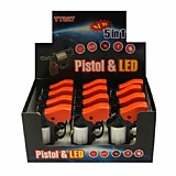 Лазерная указка "Наган" +фонарик + брелок, 8см, пластик J.Otten