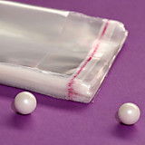 Пакет фасовочный БОПП с клеевым клапаном 10*18/4см 25мкм прозрачный