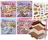 Альбом наклеек "Капибара" А6 40шт (20л наклеек+10 сцен+10л образцов) пинцет