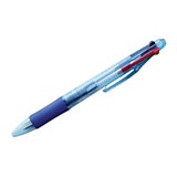 Ручка автомат.Спейс 4цв., 0,7мм грип