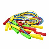 Скакалка 2,7м тканевая, 15см ручка, ассорти