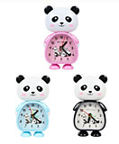 Часы-будильник настольные КОКОС "Панда" пластик ассорти 3 вида	