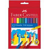 Фломастеры 12цв Faber-Castell 