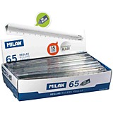 Линейка 15см Milan пластиковая, трехгранная