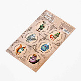 Наклейки для цветов и подарков "Уютного Нового Года!" 16*9,5см	