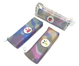 Пенал-косметичка "Фрукты" текстиль в цветной горошек, ассорти