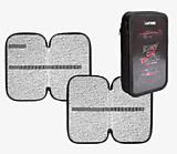 Пенал deVente "Stay On Track" 20,5*12см, двухстворчатый прямоугольный, на молнии, картон с покрытием