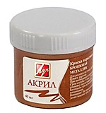 Краска акриловая Луч 40мл бронзовая металлик