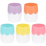 Стакан д/канц. принадлежн. Стамм двухцветная пастель микс