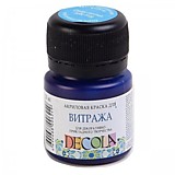 Акрил для витража Синяя 20мл Декола