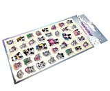 Наклейки "Панды и котики" 21*10см объёмные ПВХ CA-267