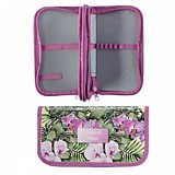 Пенал Пчелка "Тропические орхидеи" 190*105, 2отд.