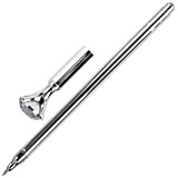 Ручка шарик. "Кристалл" ассорти, синяя, узел 0,7мм Юнландия