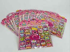 Наклейки Мишка розовый