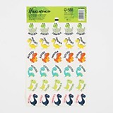 Наклейки-оценки "Динозаврики-1" 10,5*18см 