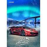 Папка-уголок А4 deVente "Adventure" непрозрачная 150мкм с рисунком