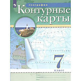 Контурные карты ДФ География 7кл /нов.границы
