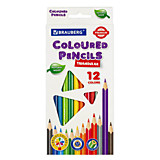 Карандаши 12цв Brauberg Premium грифель мягкий 3,3мм