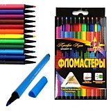 Фломастеры 12цв Профи-Арт трехгран.корпус, вент.колп.