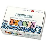 Краски акриловые ЗХК "Декола" 6цв 20мл глянцевые